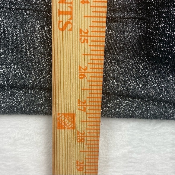 Pink Victorias Secret Sweater Womens Small Silver Sparkle Hooded Pullover - Picture 8 of 10